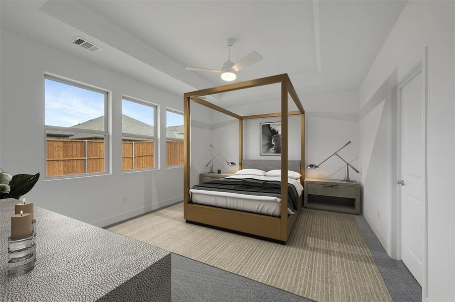Furnished interior view inside a new home in Gateway Parks, Forney (Image 6).
