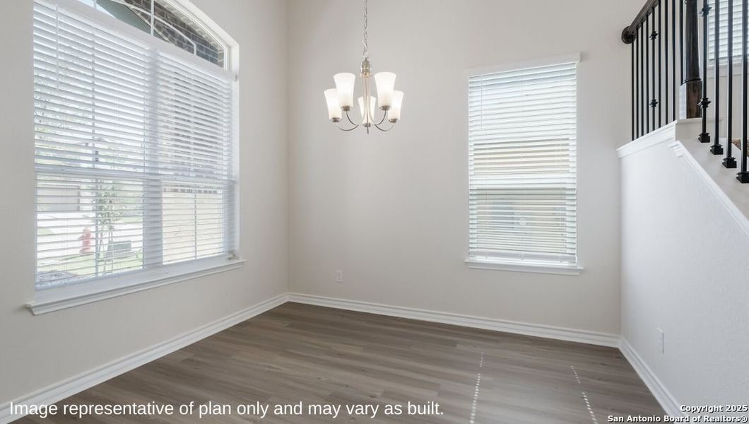 Spacious, unfurnished interior of a new home in Brookstone Creek, San Antonio (Image 12).