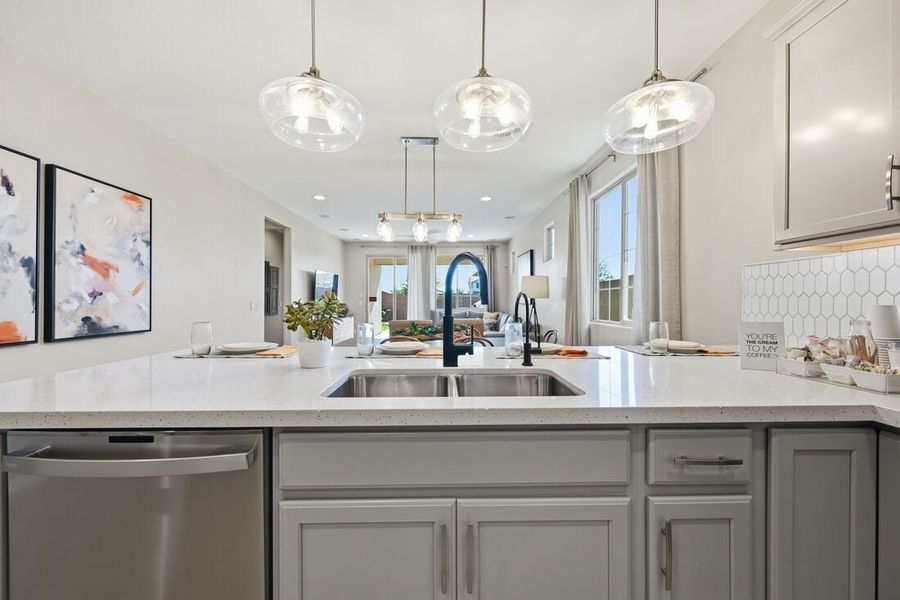 Furnished interior view inside a new home in La Mira, Mesa (Image 8).