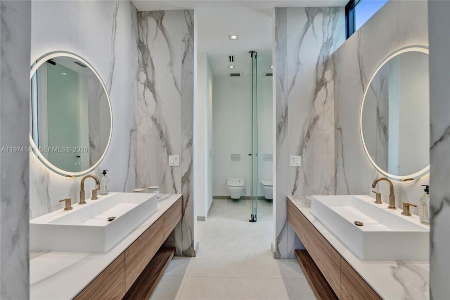 Furnished interior view inside a new home in , Miami Shores (Image 15).