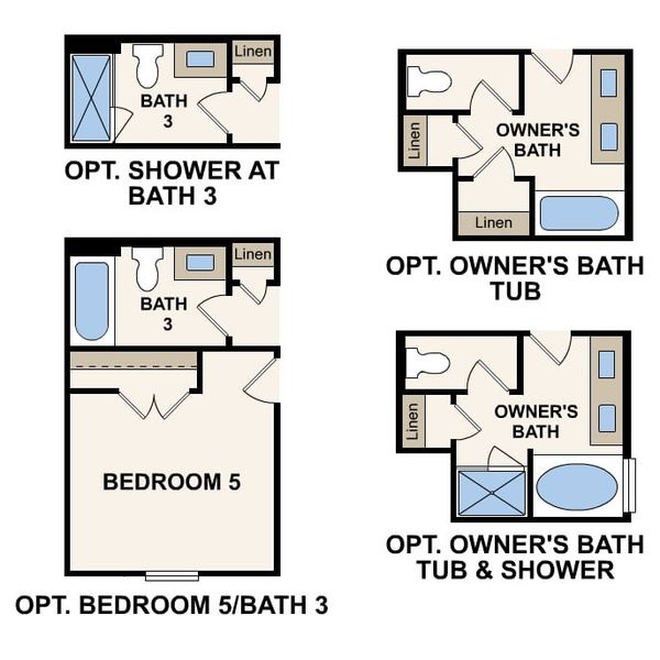 2D floor plan layout for the Savannah by Century Communities in The Highlands at Avery Centre, Round Rock, TX (Image 4).