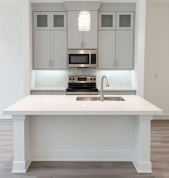 Minimalist Kitchen - Open Concept with Amazing Natural Light