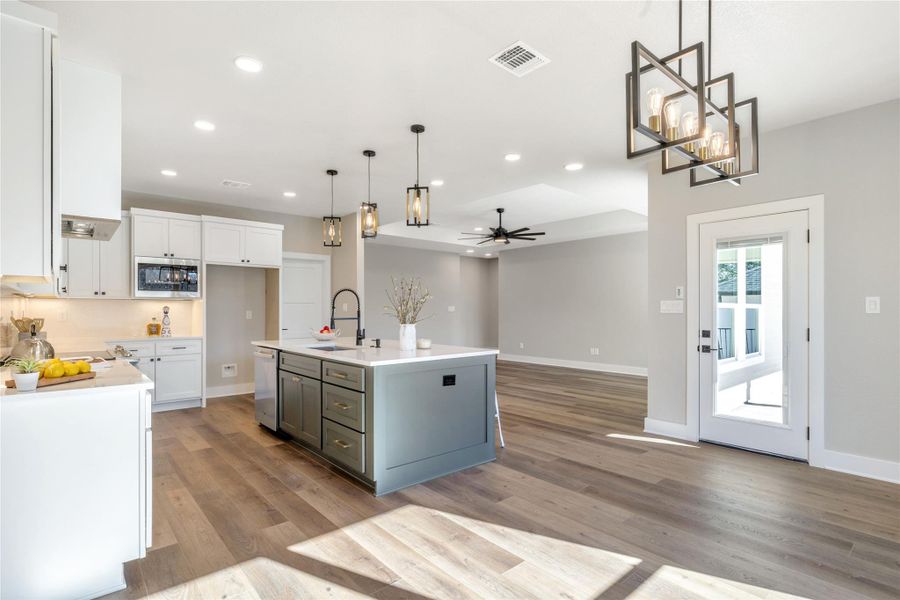Furnished interior view inside a new home in , Gonzales (Image 3). Furnished interior view inside a new home in , Gonzales (Image 3).