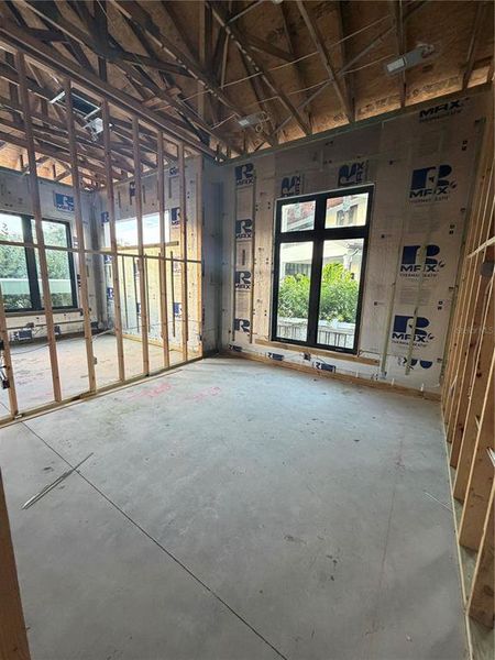 In-progress construction of a new home in , Sarasota, FL (Image 18).