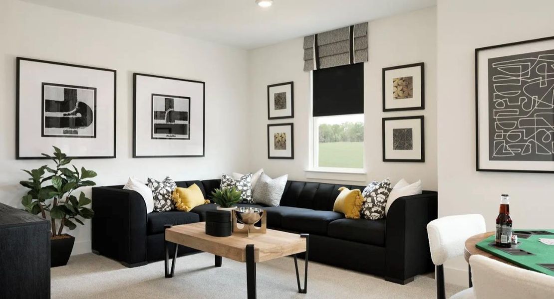 Furnished interior view inside a new home in , Kyle (Image 3).