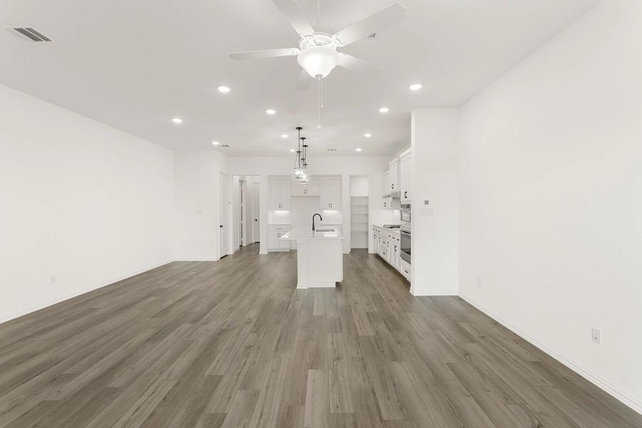 Open Kitchen-Living-Dining Room