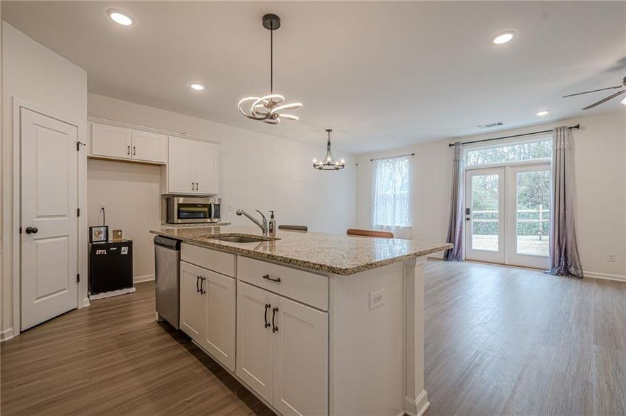 Furnished interior view inside a new home in , Atlanta (Image 5).