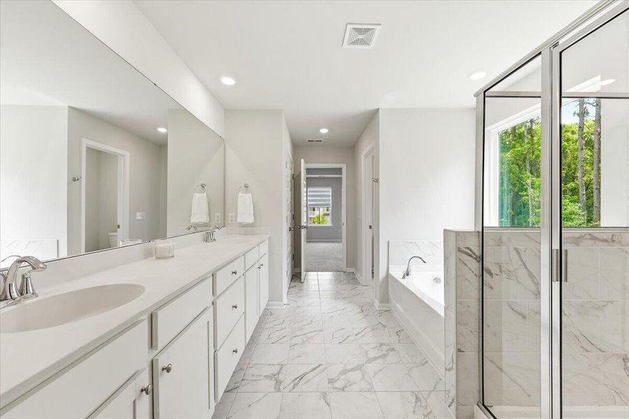 Furnished interior view inside a new home in Limehouse Village: Arbor Series, Summerville (Image 40).