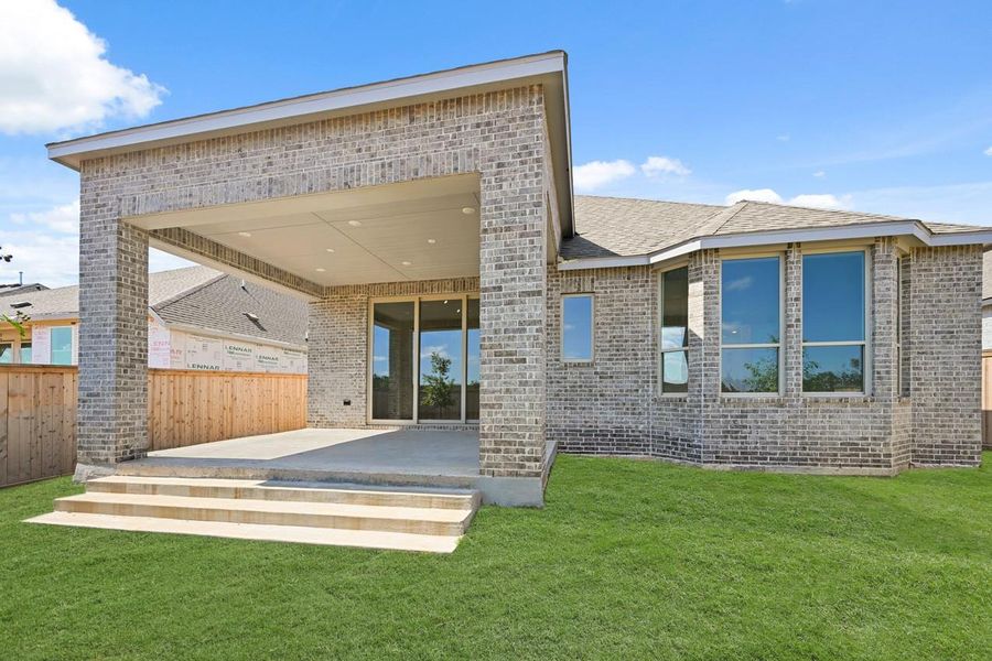 Exterior details and patio area of a home in Kresston: 55ft. lots, Magnolia (Image 3). Exterior details and patio area of a home in Kresston: 55ft. lots, Magnolia (Image 3).