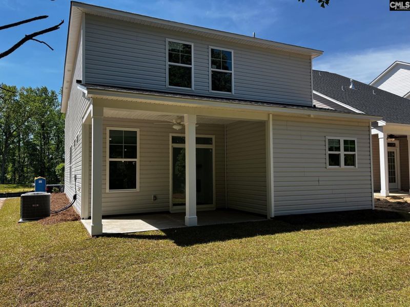 Exterior details and patio area of a home in Blythewood Farms, Blythewood (Image 3).