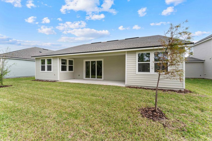 Lot 192 Rear Exterior with Covered Patio at Reserve East in Flagler Beach Lot 192 Rear Exterior with Covered Patio at Reserve East in Flagler Beach