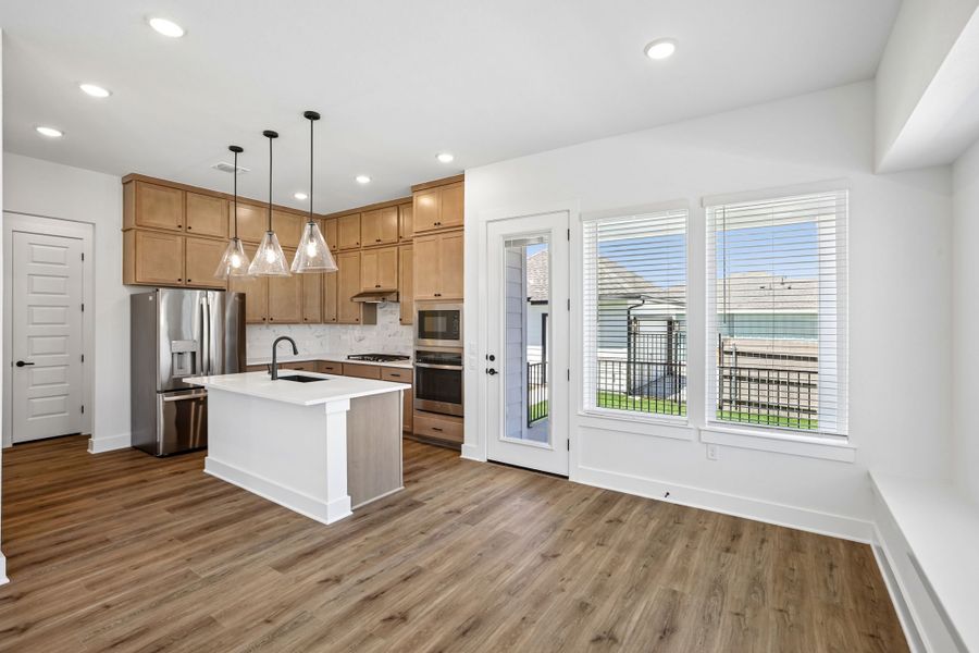 Representative furnished interior of a home built from the Denali by Pacesetter Homes in Easton Park, Austin (Image 7).