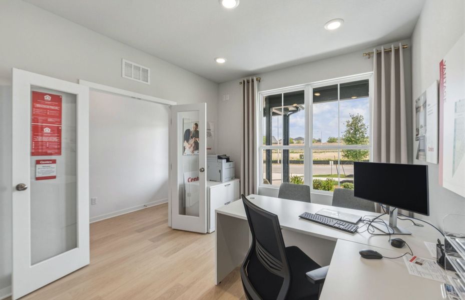 Representative furnished interior of a home built from the Hewitt by Centex in Vantage, San Marcos (Image 9).