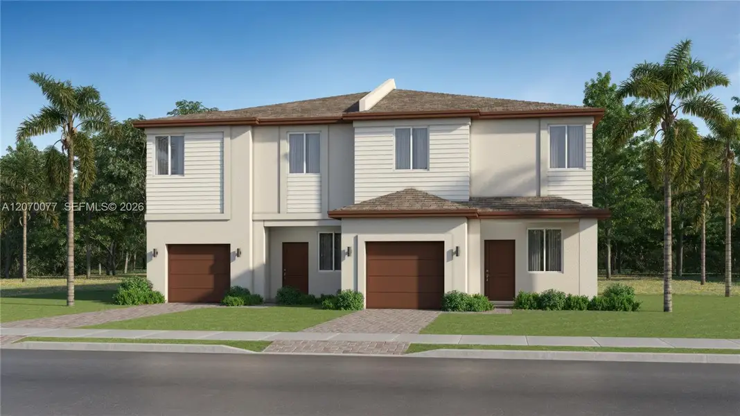 Front exterior of a new home in Coral Breeze, Miami, FL, highlighting curb appeal (Image 1). Front exterior of a new home in Coral Breeze, Miami, FL, highlighting curb appeal (Image 1).