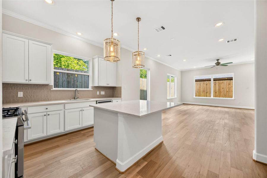 Furnished interior view inside a new home in , Houston (Image 13).
