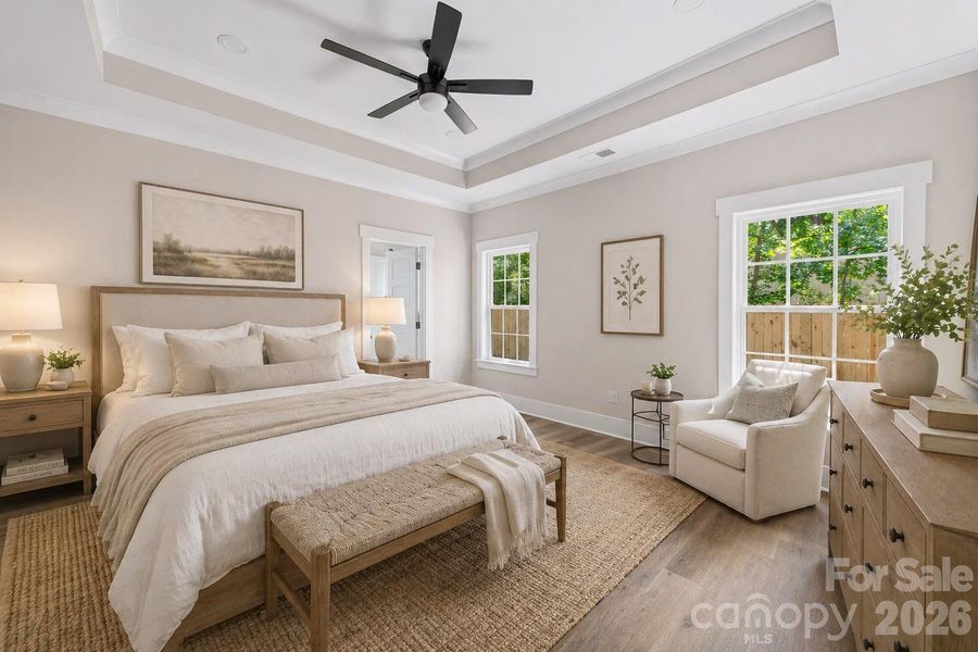 Virtually staged primary