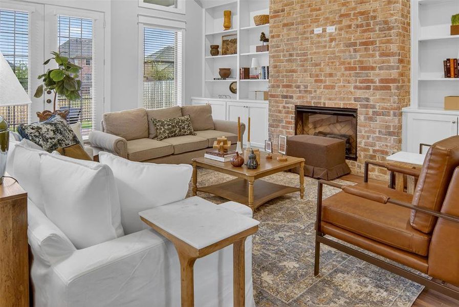 Furnished interior view inside a new home in , Burleson (Image 13).