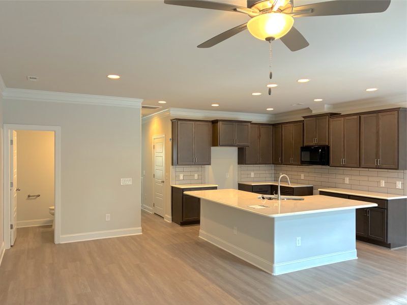 Furnished interior view inside a new home in Weybridge, Burlington (Image 7).