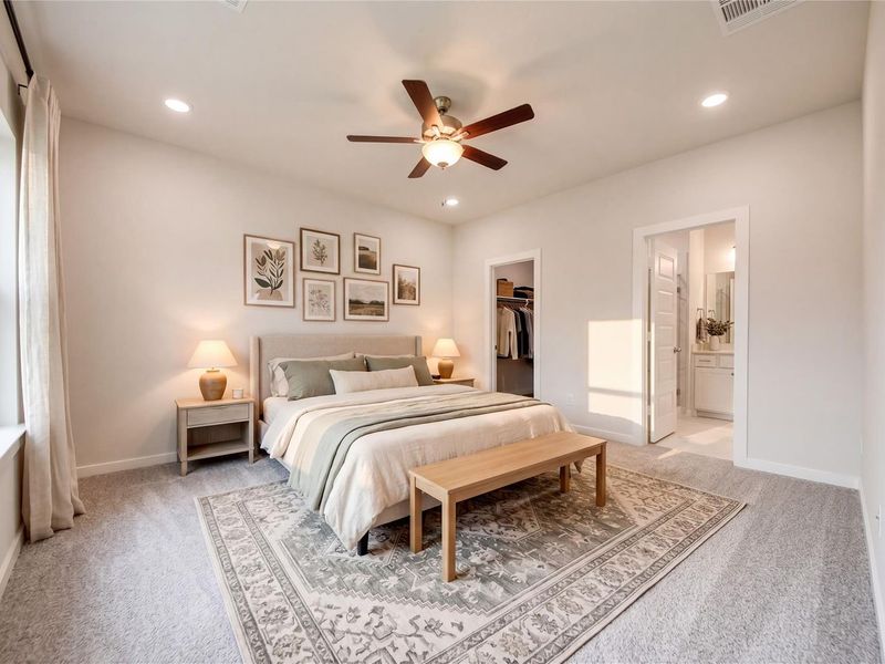 Furnished interior view inside a new home in Windmill Estates, Magnolia (Image 13).