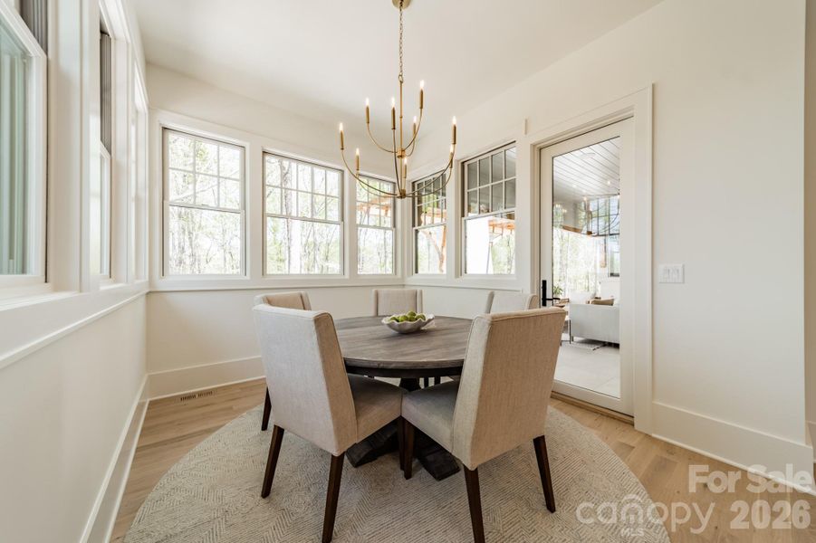 Furnished interior view inside a new home in , Denver (Image 29).