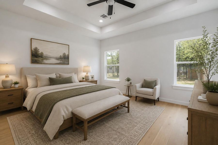 Furnished interior view inside a new home in , Bastrop (Image 6).