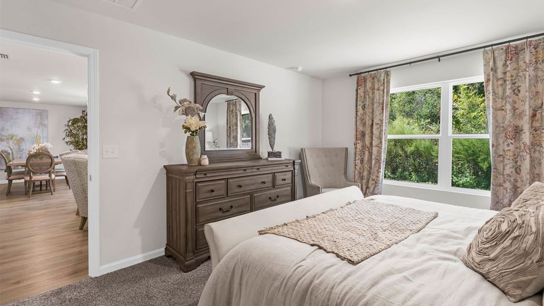 Furnished interior view inside a new home in Wesley Park, Crawfordville (Image 33).