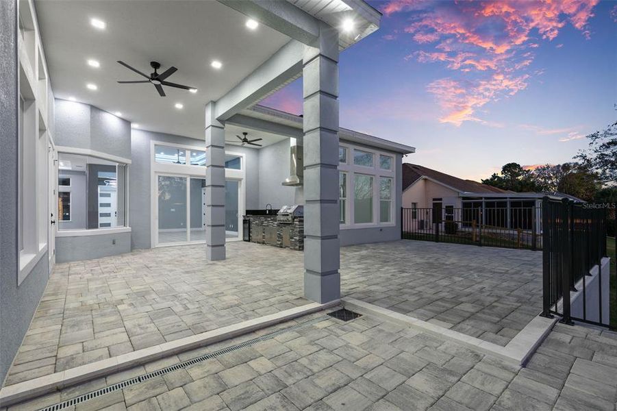 Exterior details and patio area of a home in , Palm Coast (Image 36). Exterior details and patio area of a home in , Palm Coast (Image 36).