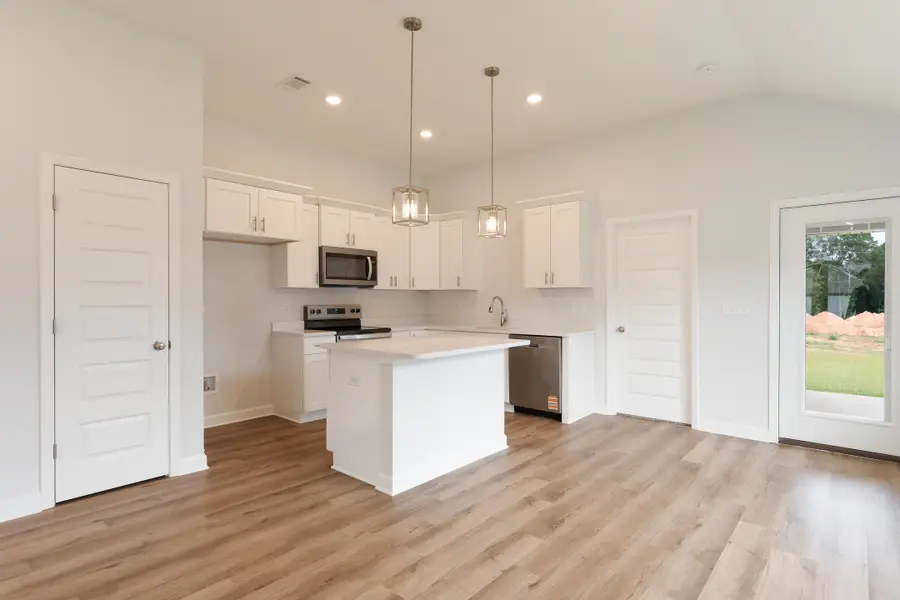 Furnished interior view inside a new home in Barton's Bend, Crestview (Image 4). Furnished interior view inside a new home in Barton's Bend, Crestview (Image 4).