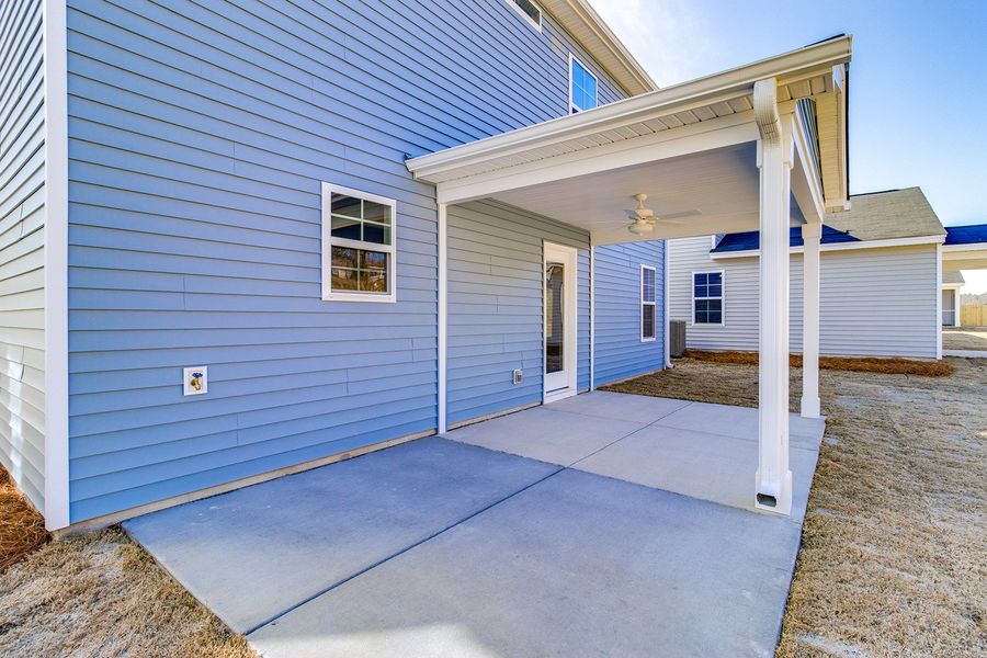Exterior details and patio area of a home in Bluefield, Lexington (Image 3).