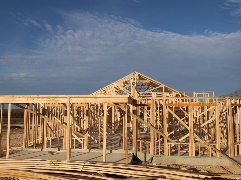 In-progress construction of a new home in Mesquite Ridge, San Antonio, TX (Image 17). In-progress construction of a new home in Mesquite Ridge, San Antonio, TX (Image 17).