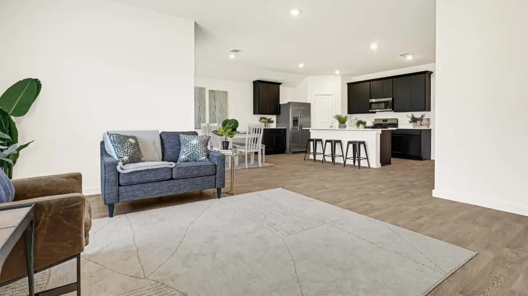 Furnished interior view inside a new home in Harvest Pointe, Needville (Image 14).