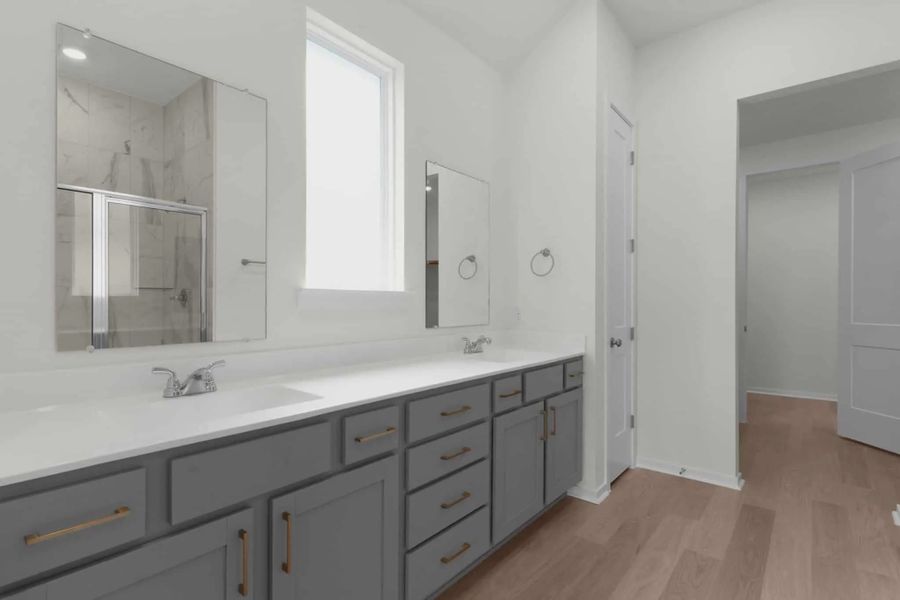Furnished interior view inside a new home in Newhaven, Manor (Image 7).