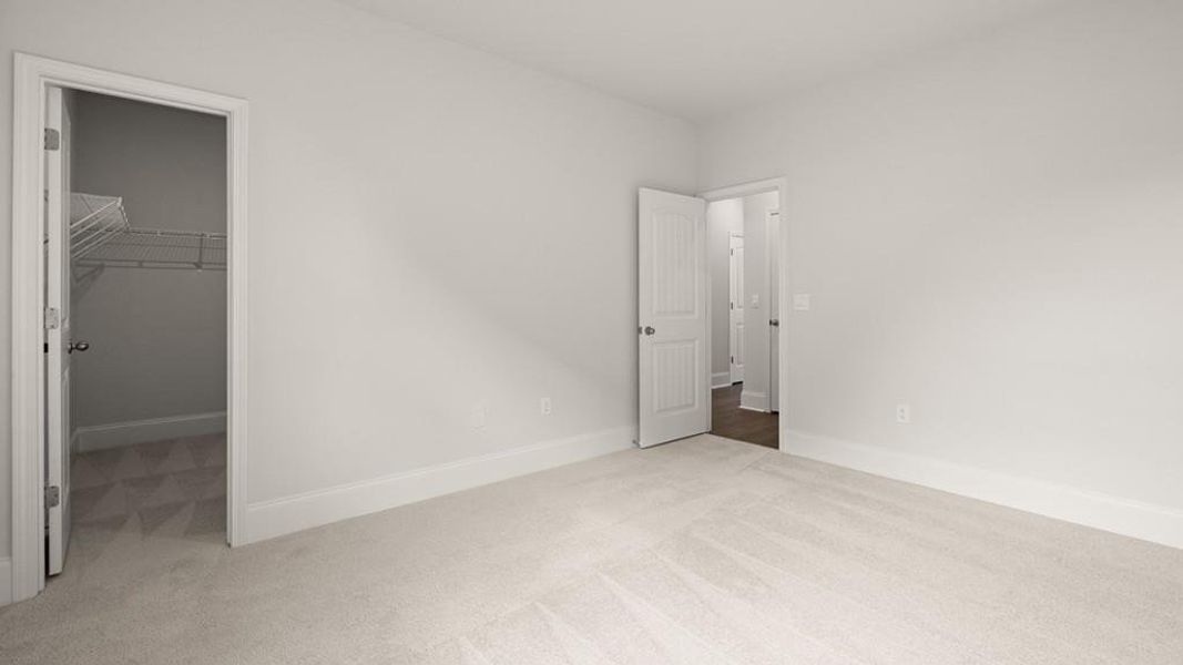 Spacious, unfurnished interior of a new home in Hamptons at Riverwood East, Dallas (Image 18).