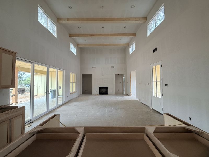 In-progress construction of a new home in Monarch Manor, Poolville, TX (Image 34).