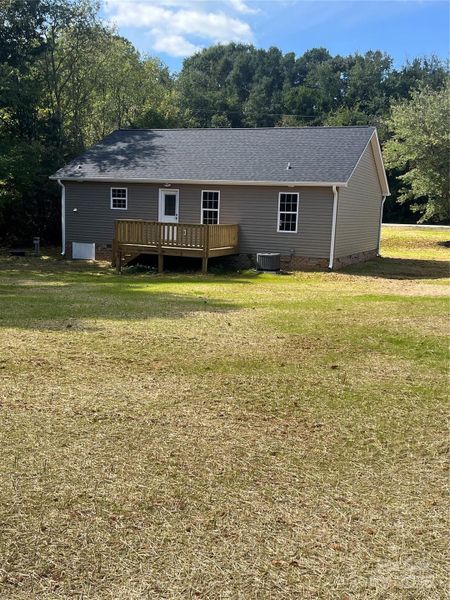 Exterior details and patio area of a home in , Linwood (Image 11). Exterior details and patio area of a home in , Linwood (Image 11).
