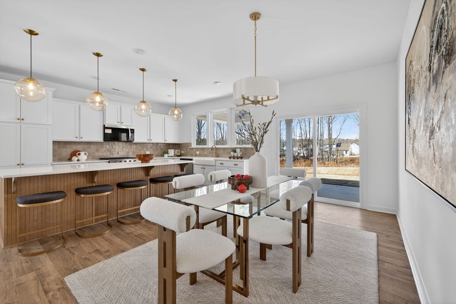 Furnished interior view inside a new home in Copper Ridge at Flowers Plantation, Clayton (Image 9).