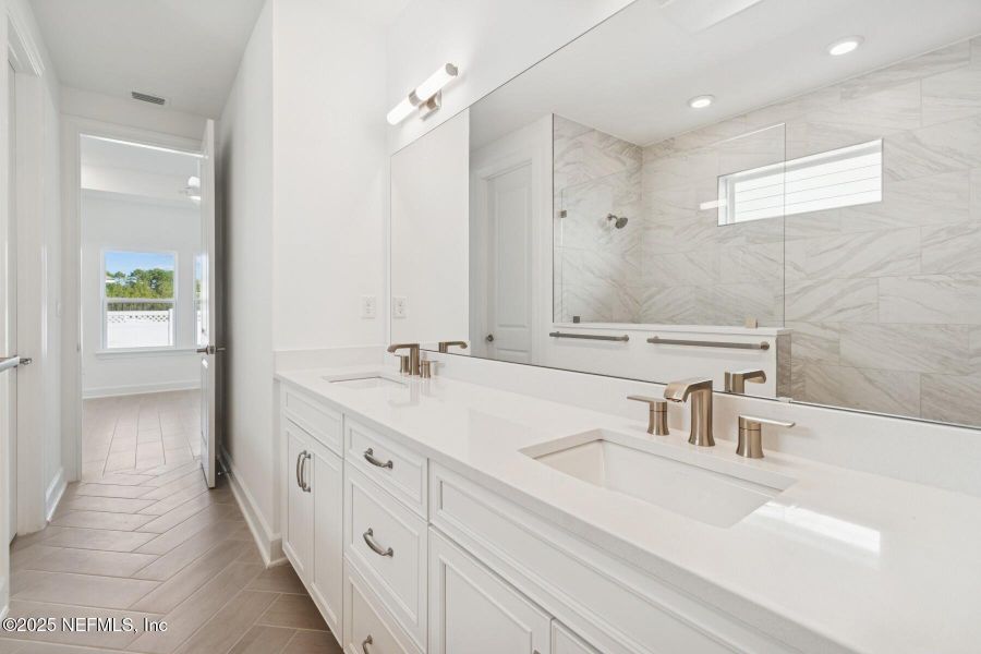 Furnished interior view inside a new home in Evergreen Island at Silverleaf - Classic, St. Augustine (Image 13).