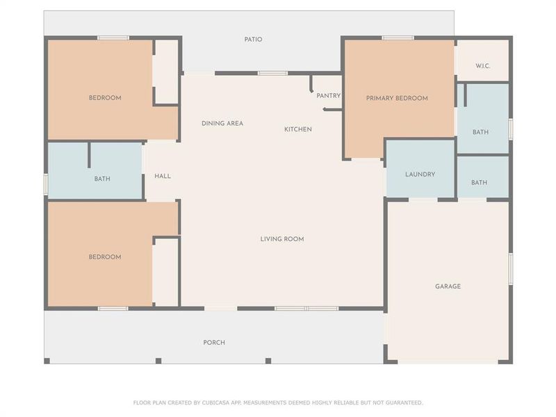 2D floor plan layout of this home in , Sumner, TX (Image 3).