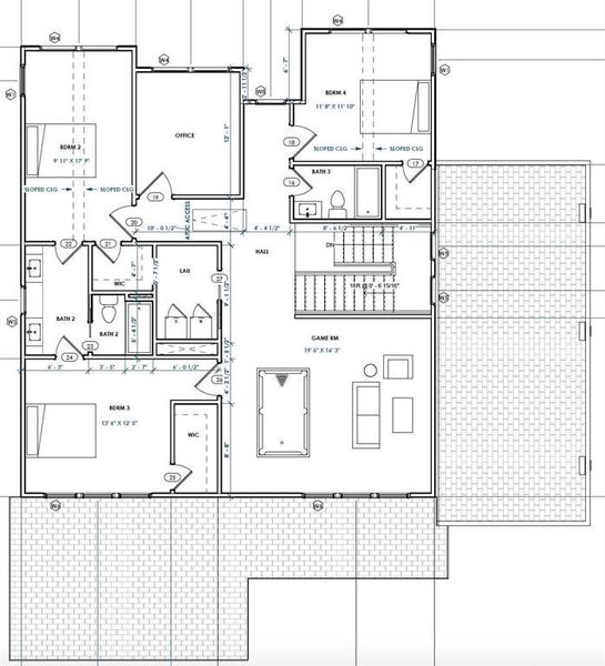 View of room layout