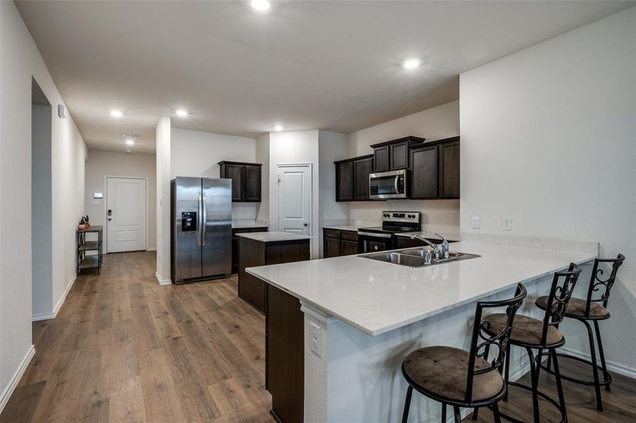 Furnished interior view inside a new home in , Pilot Point (Image 7). Furnished interior view inside a new home in , Pilot Point (Image 7).