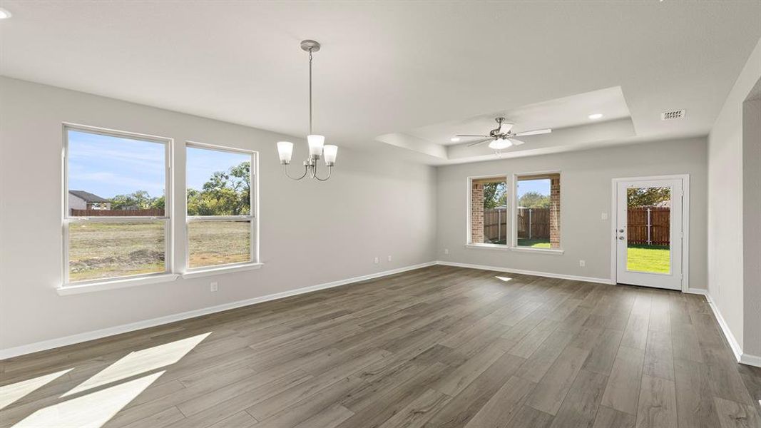 Spacious, unfurnished interior of a new home in Elevon 40s, Lavon (Image 27). Spacious, unfurnished interior of a new home in Elevon 40s, Lavon (Image 27).