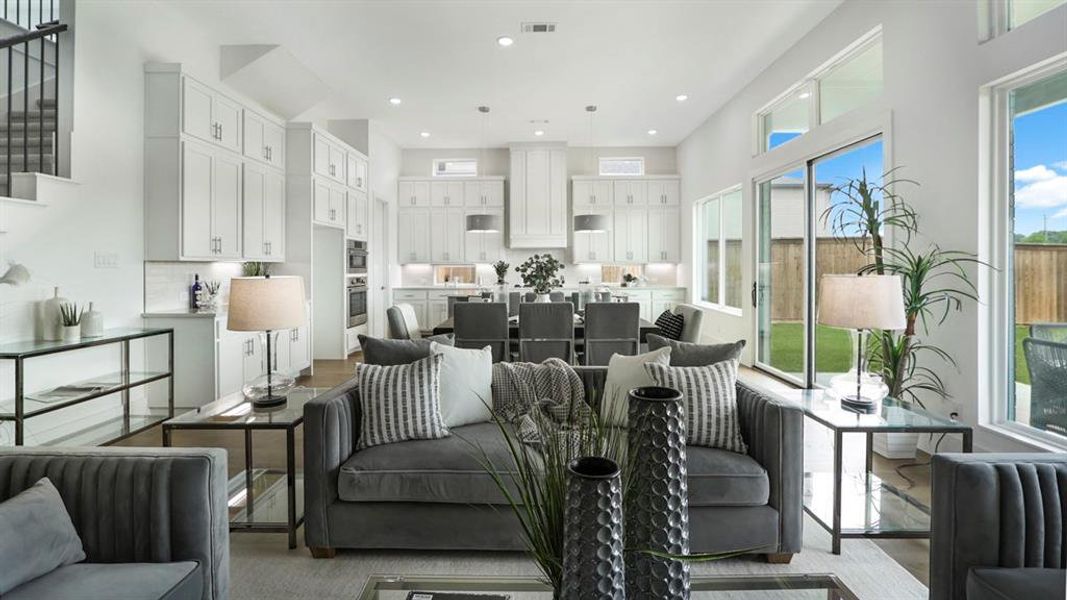 Furnished interior view inside a new home in Rio Vista at Kelly Ranch, Aledo (Image 36).
