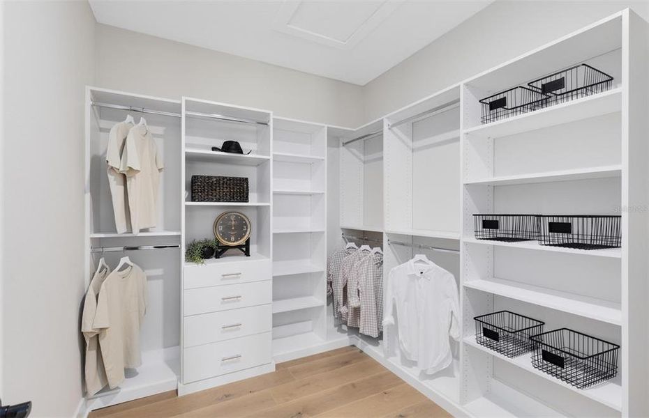 Furnished interior view inside a new home in Parkside Trails, Clermont (Image 24).