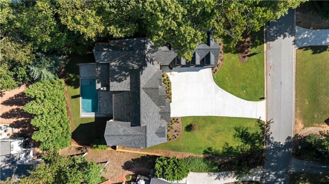 Front exterior of a new home in , Marietta, GA, highlighting curb appeal (Image 27).
