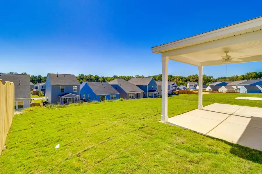 Exterior details and patio area of a home in Bluefield, Lexington (Image 19).