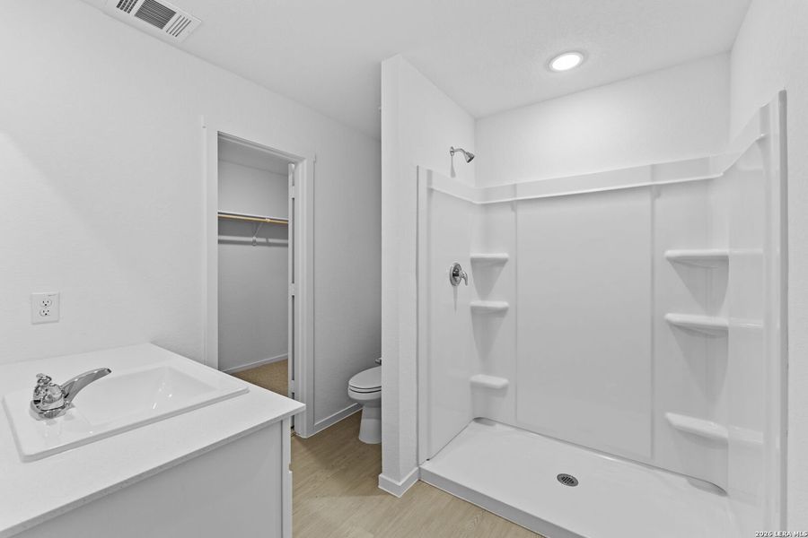 Furnished interior view inside a new home in Waterwheel, San Antonio (Image 9).