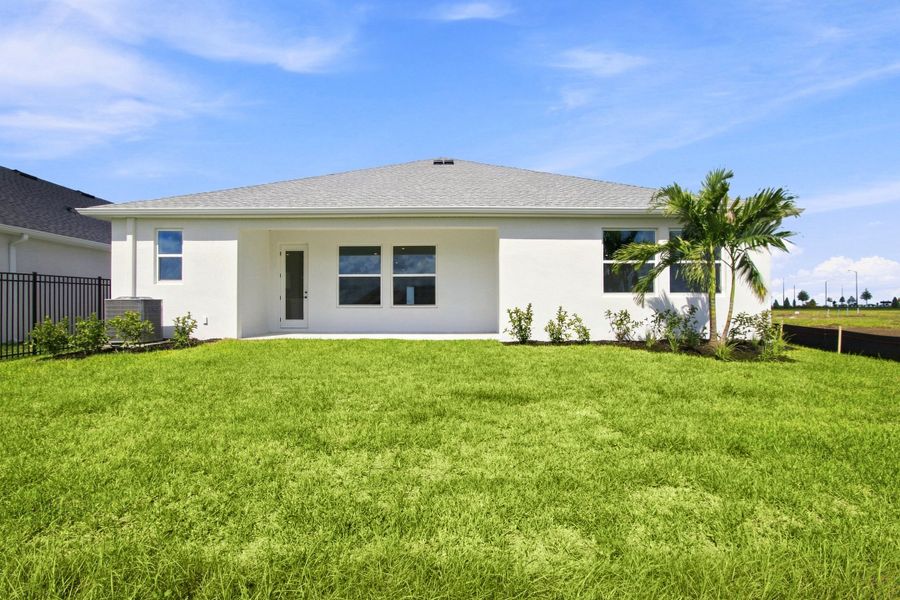 Exterior details and patio area of a home in Coasterra, Palmetto (Image 3).