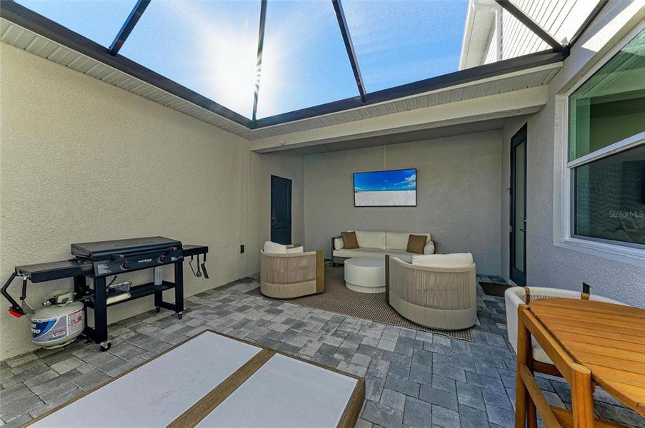 Exterior details and patio area of a home in Nautique at Waterside, Sarasota (Image 4).