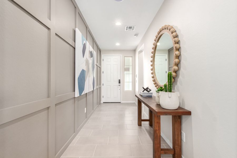 Representative furnished interior of a home built from the 40R1 by Taylor Morrison in Rancho Mercado, Surprise (Image 6).