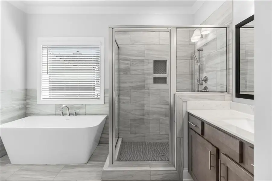 Furnished interior view inside a new home in Belle Woode Estates, Monroe (Image 11).